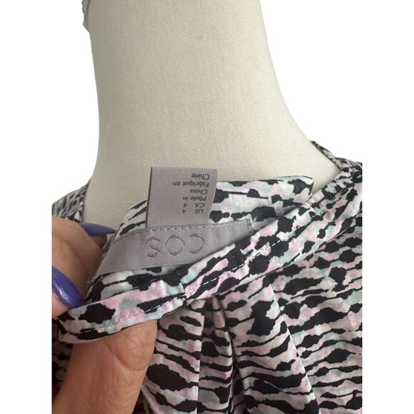 COS Lightweight Button Down Jacket Top Size US 4 - Picture 5 of 6